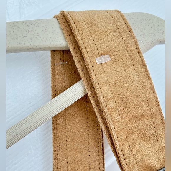 Roxy Chase The Sun Jumper Dress Overalls Size Medium Ultra Suede Tan Festival - Picture 3 of 12